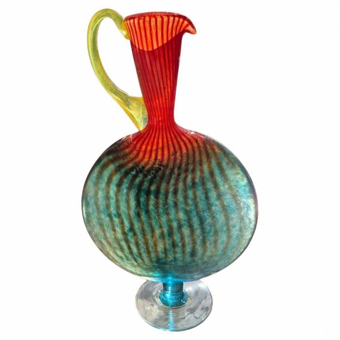 Bon Bon Jar Or Pitcher By Kosta Boda And Kjell Engman, Signed, 20th Century.