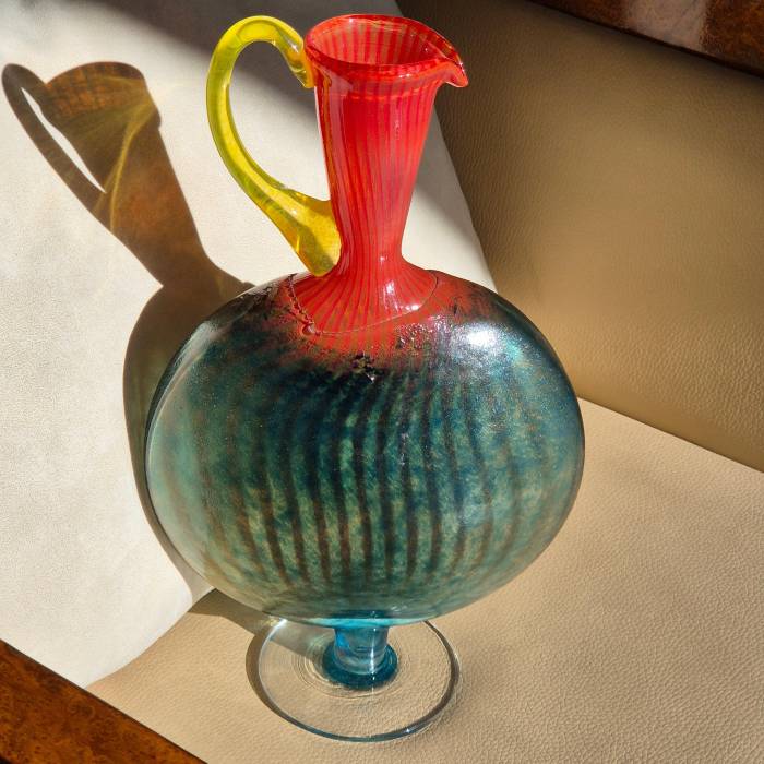 Bon Bon Jar Or Pitcher By Kosta Boda And Kjell Engman, Signed, 20th Century.