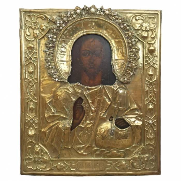 Russian Othodox Icon depicting Christ, 19th Century.