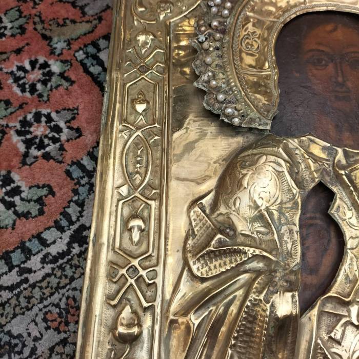 Russian Othodox Icon depicting Christ, 19th Century.