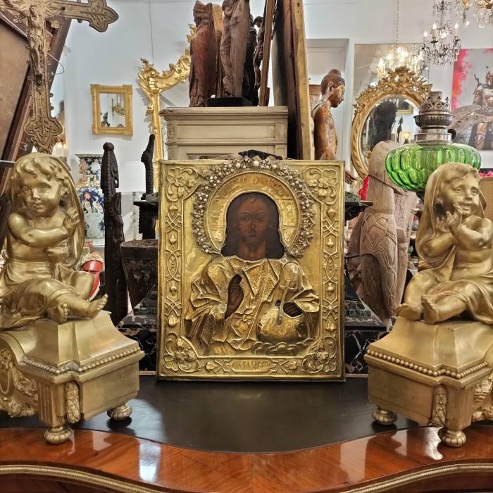 Russian Othodox Icon depicting Christ, 19th Century.