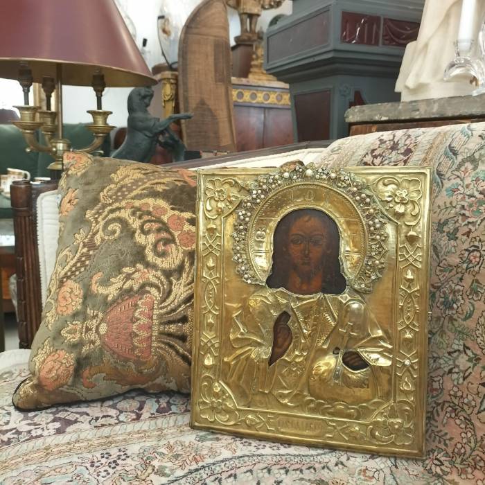 Russian Othodox Icon depicting Christ, 19th Century.