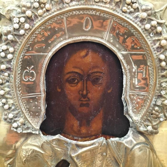 Russian Othodox Icon depicting Christ, 19th Century.