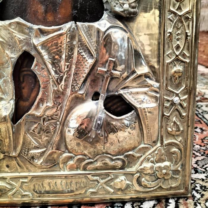 Russian Othodox Icon depicting Christ, 19th Century.