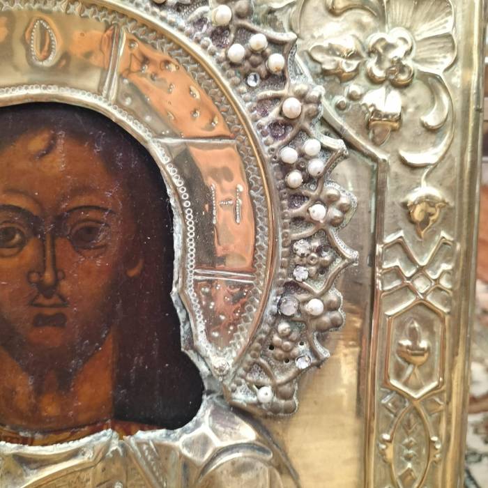 Russian Othodox Icon depicting Christ, 19th Century.