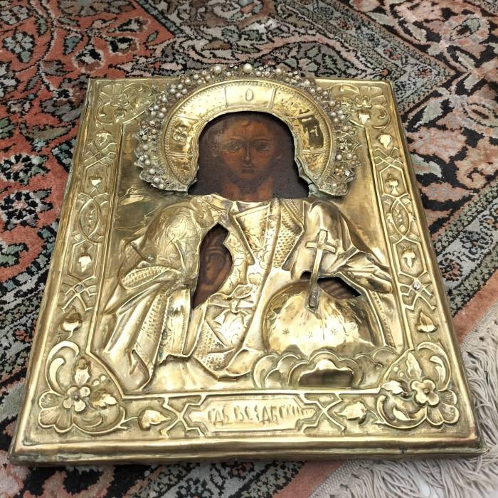 Russian Othodox Icon depicting Christ, 19th Century.