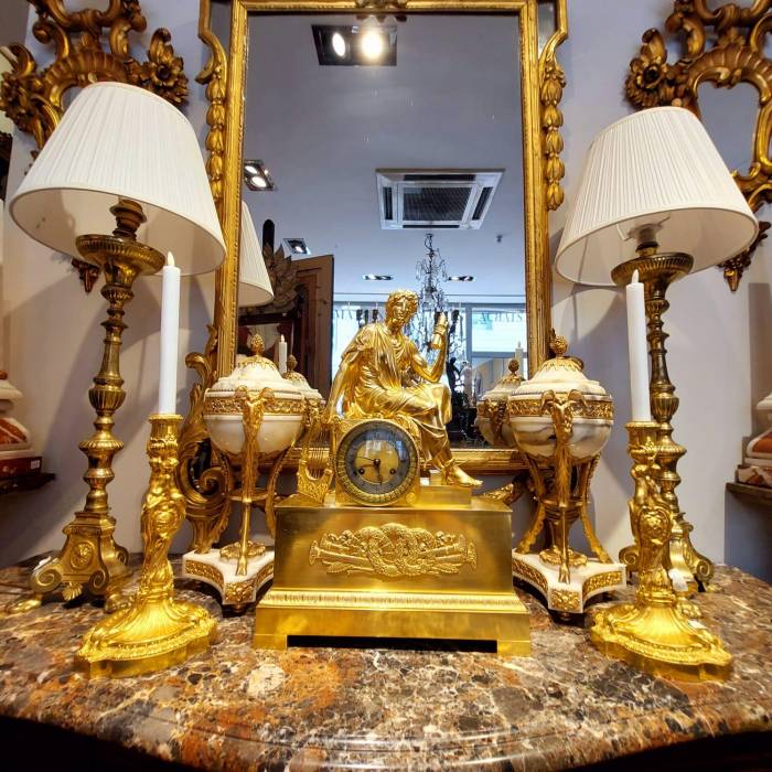 19th Century Mantel Clock from the French Empire Era
