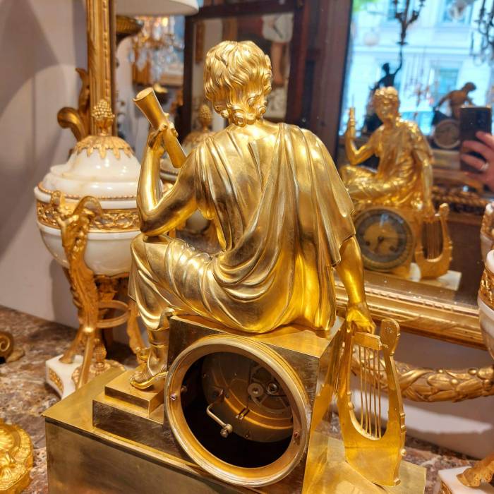 19th Century Mantel Clock from the French Empire Era