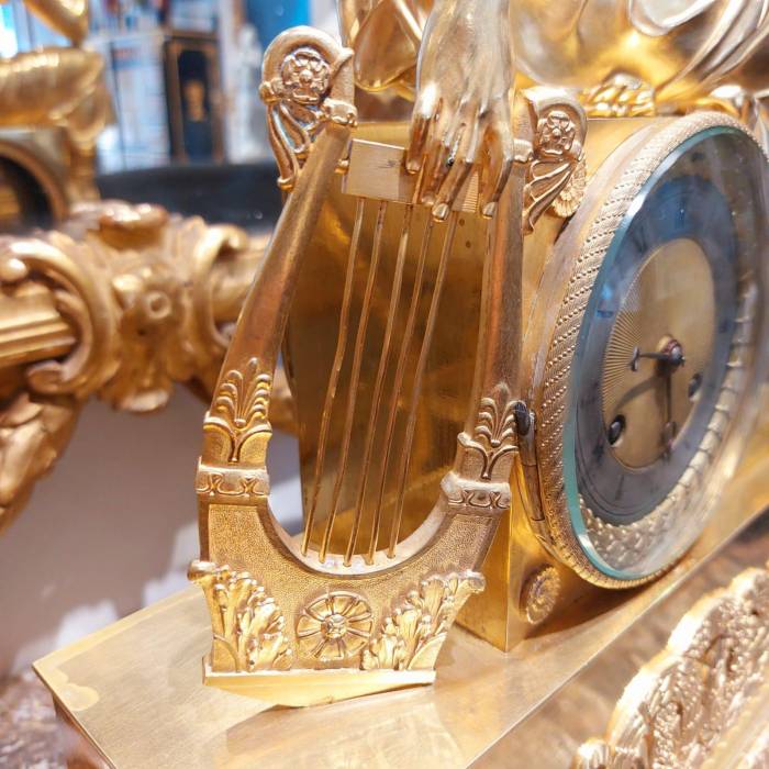 19th Century Mantel Clock from the French Empire Era