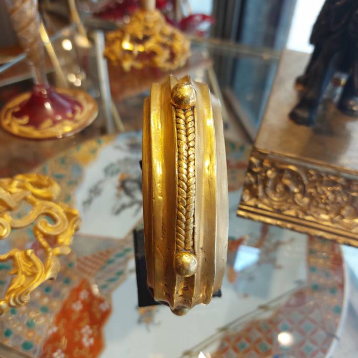 Nigerian 19th Century Gold and bronze trade currency Bracelet