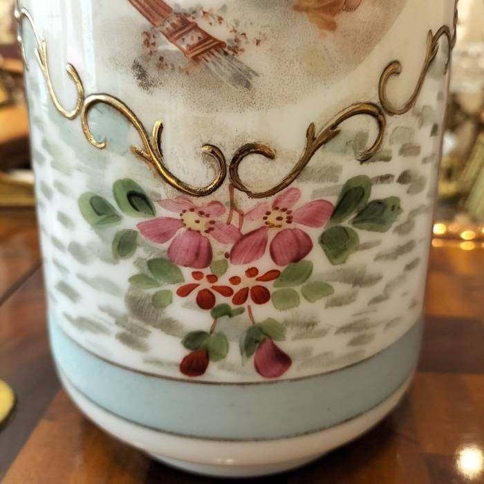 Pair of 19th Century Vases in Opaline Glass