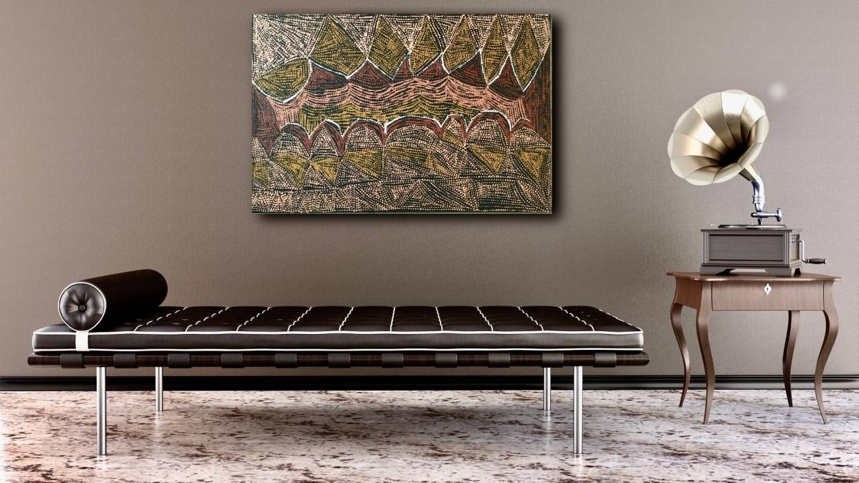Aboriginal Painting by Cornelia Tipuamanturriri, Tiwi Island