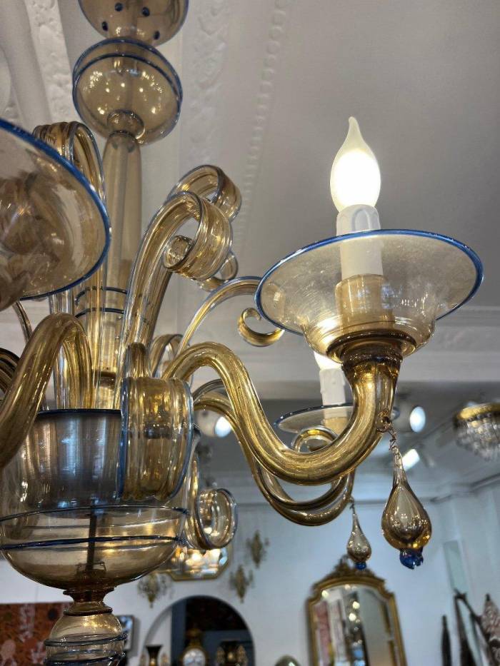 Murano Chandelier by Paolo Venini, 1950
