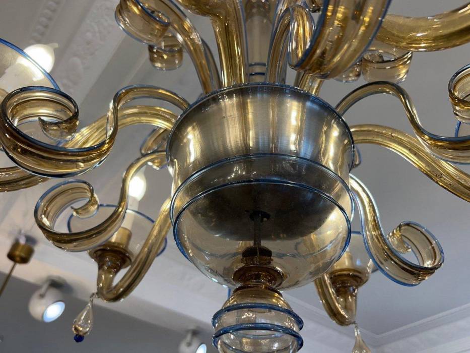 Murano Chandelier by Paolo Venini, 1950