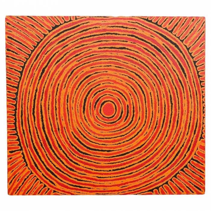 Aboriginal Painting `Ngutjul` by Pantjiya Nungurrayi (1936-)