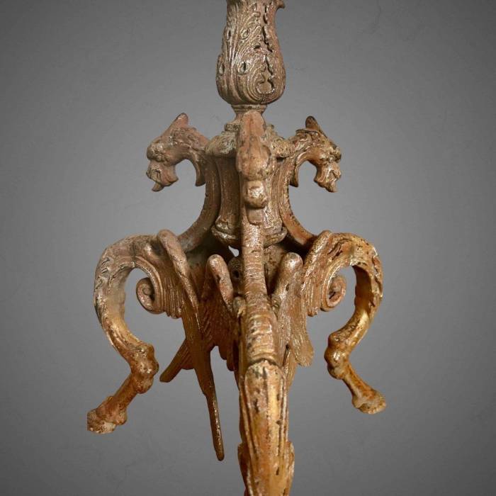 19th Century Large Hexagonal Bronze Jardiniere in the Style of Victor Paillard