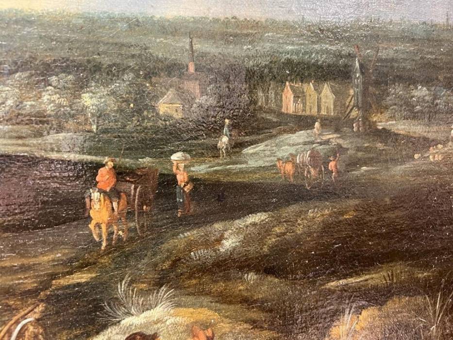 Early 18th Century Dutch Landscape Painting Attributed to Théobald Michau