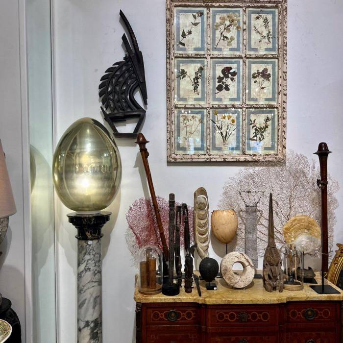 1970`s Pair of Murano Lamps in Gilded Glass