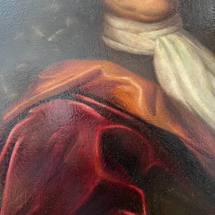 17th Century Oil on Canvas Portrait Painting of a French Nobleman