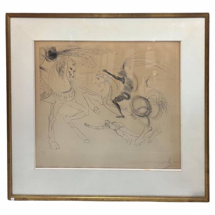 Rare Original Etching by Salvador Dalí­, Handsigned and Numbered 118150