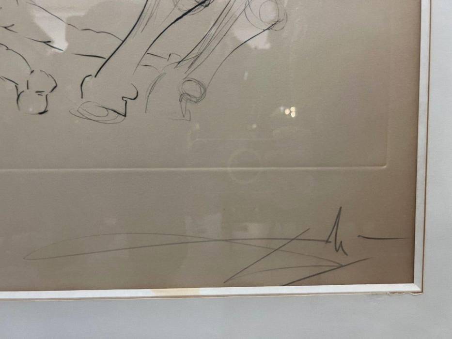 Rare Original Etching by Salvador Dalí­, Handsigned and Numbered 118150