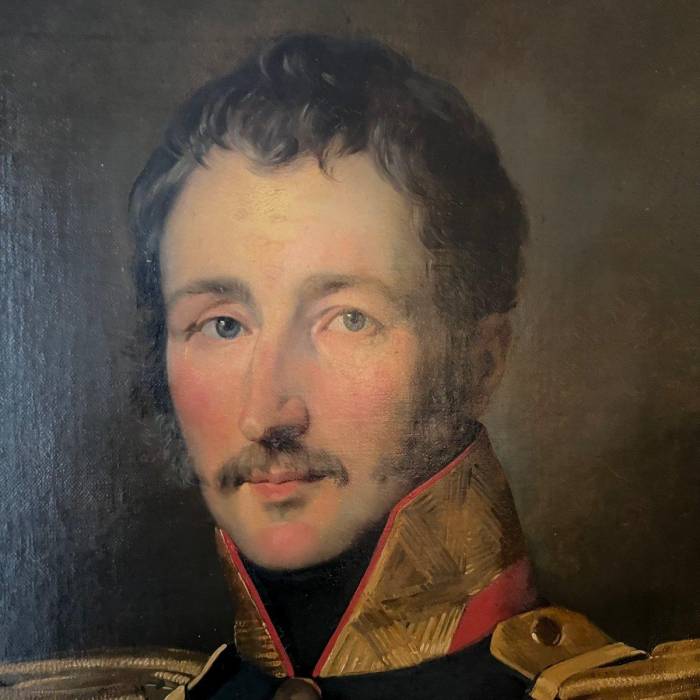 Portrait Of General Goethals Attributed to Gustaaf Wappers (1803-1874)