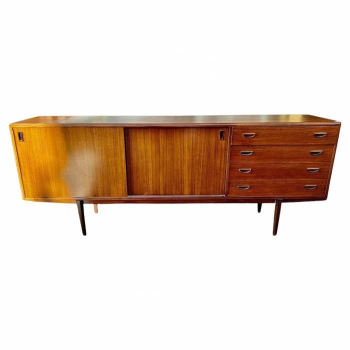 Vintage Danish Teak Buffet Sideboard, 1960s
