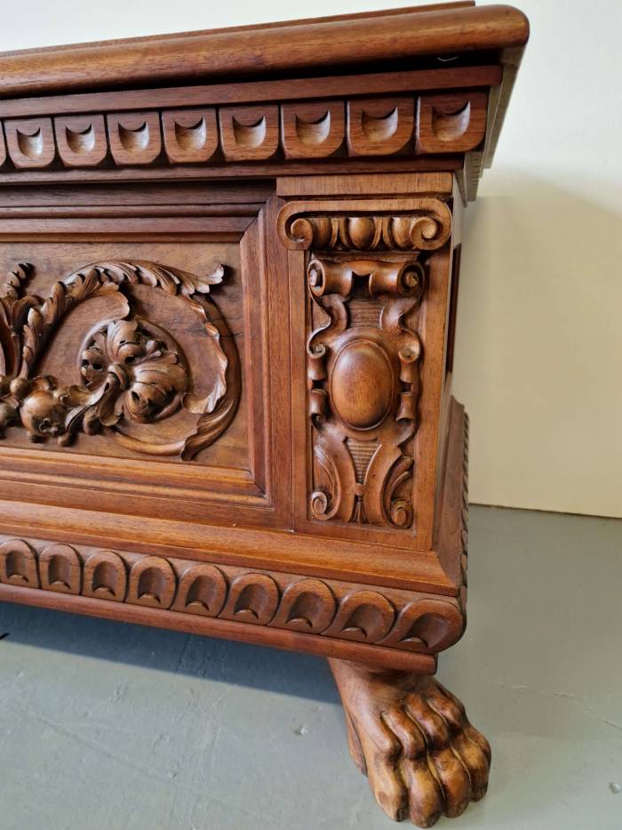 Chest with beautiful carvings