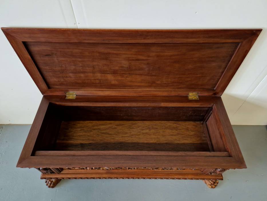 Chest with beautiful carvings
