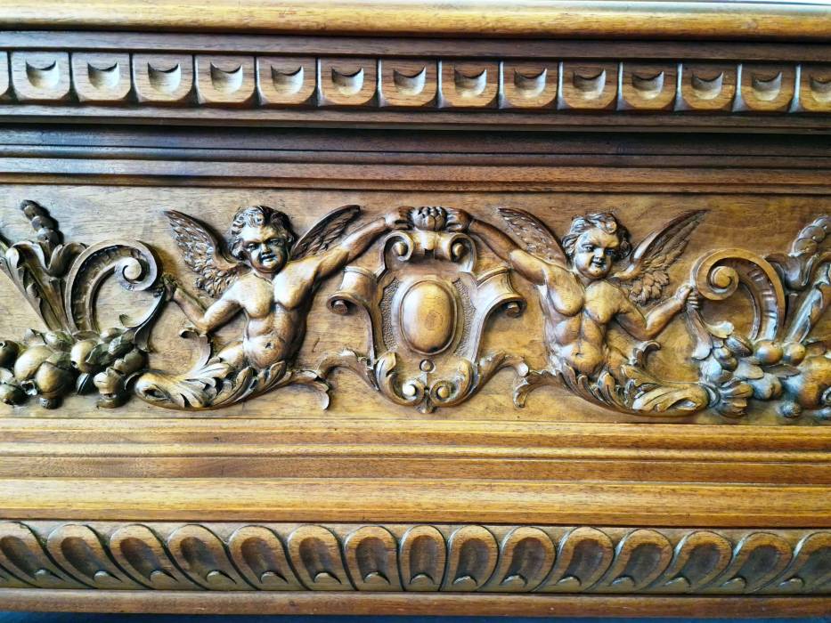 Chest with beautiful carvings