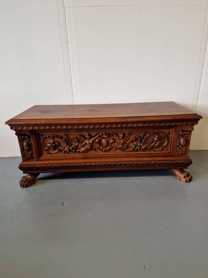 Chest with beautiful carvings