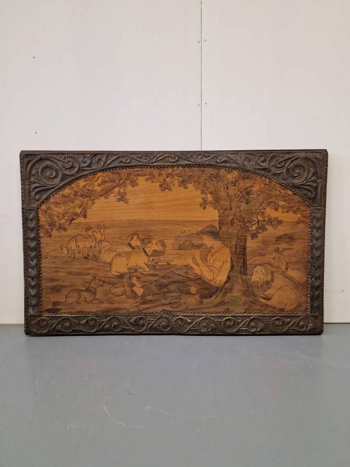 Art Nouveau painting "Shepherd"