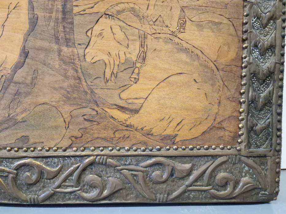 Art Nouveau painting "Shepherd"