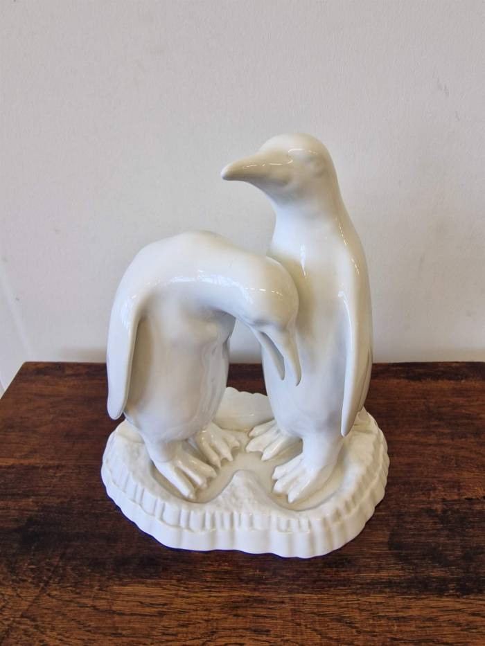 Porcelain penguins