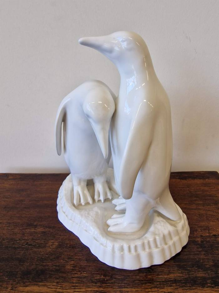Porcelain penguins