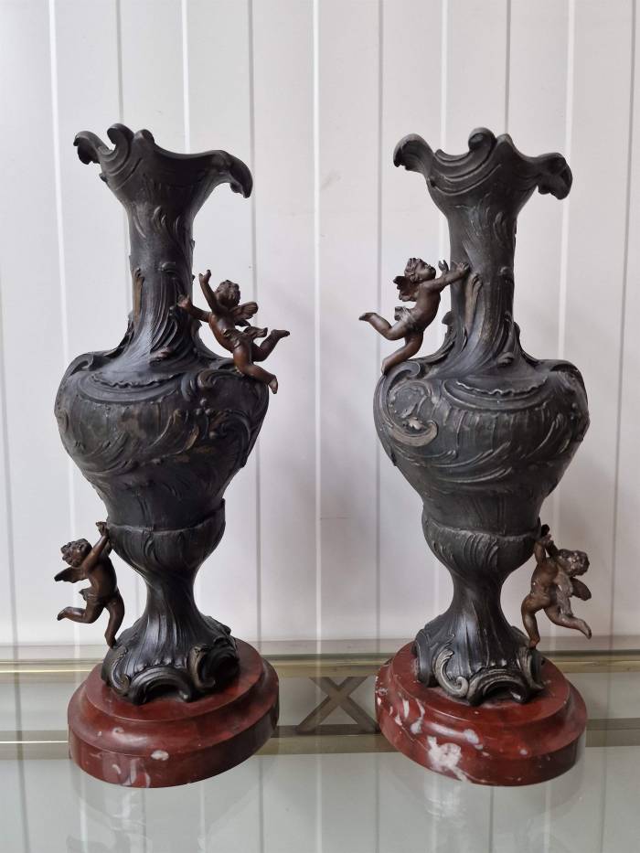 A beautiful pair of vases