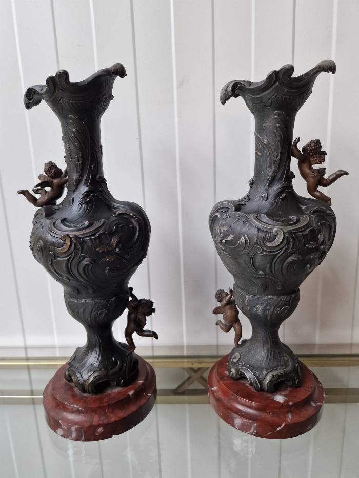 A beautiful pair of vases