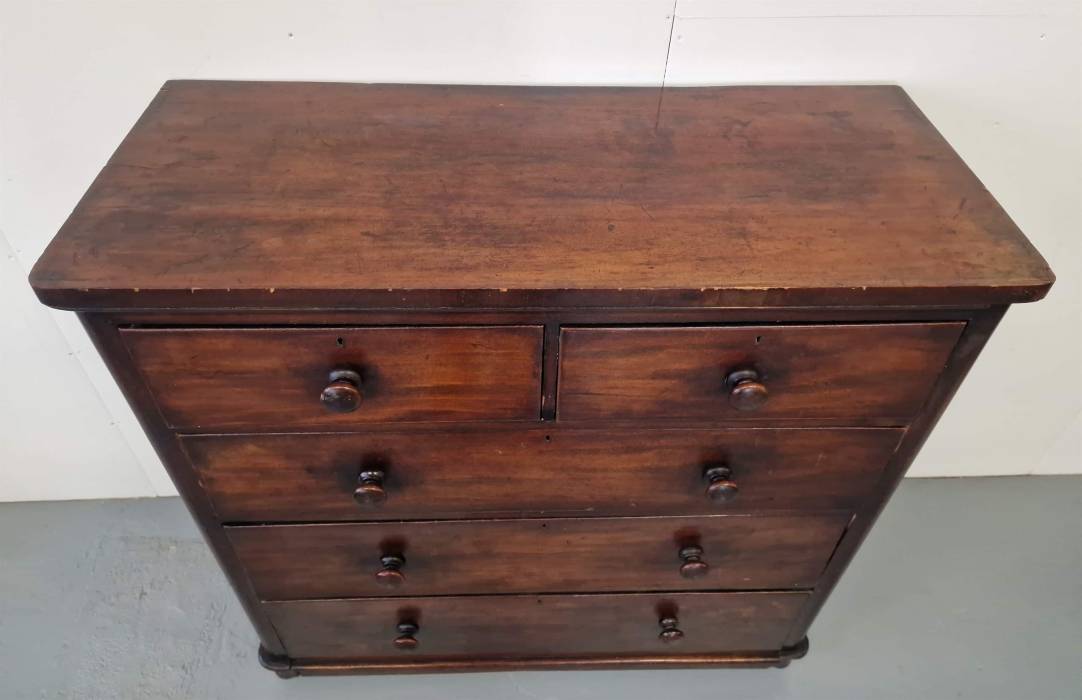 Large and antique chest of drawers