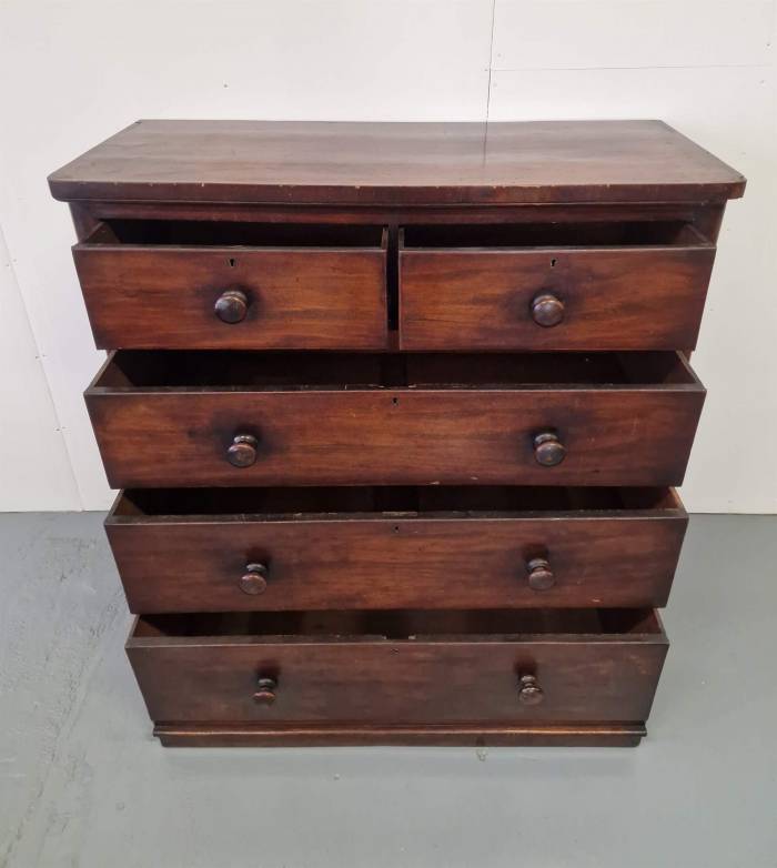 Large and antique chest of drawers