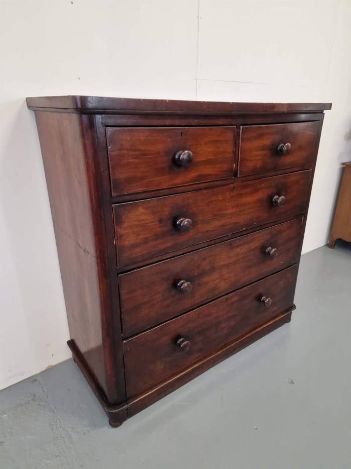 Large and antique chest of drawers