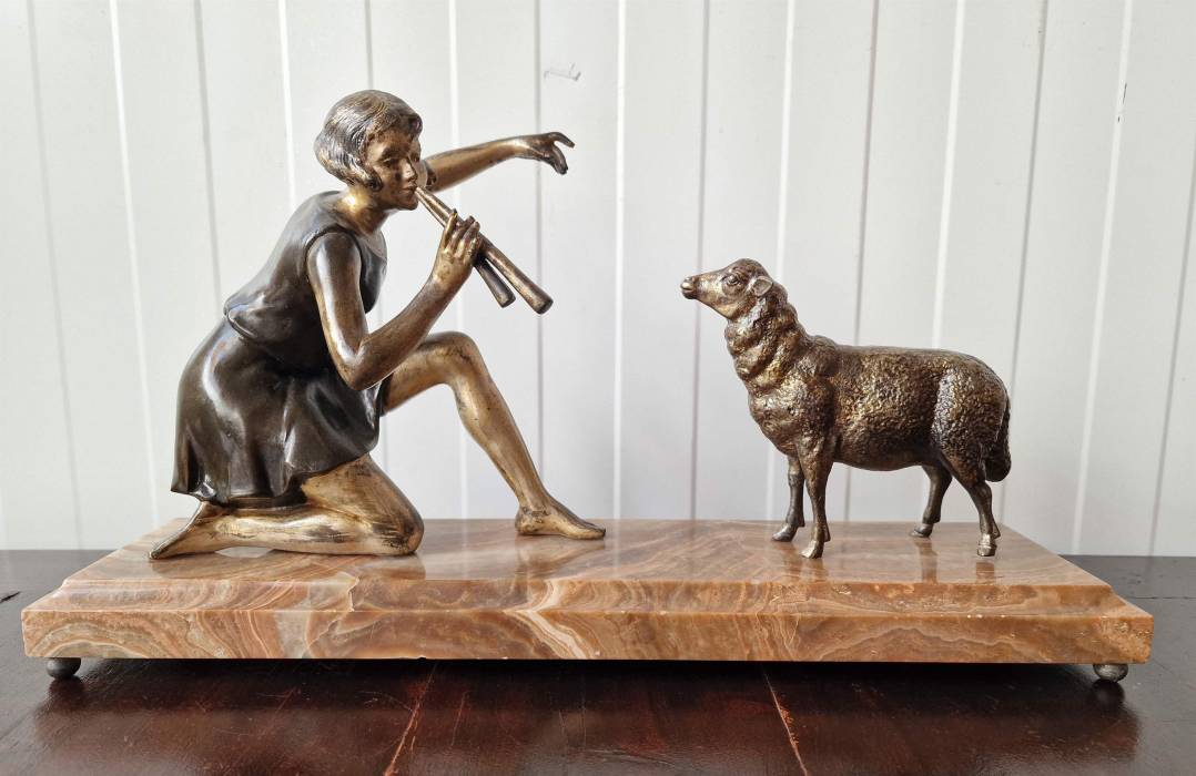 Figure "Girl and Sheep"