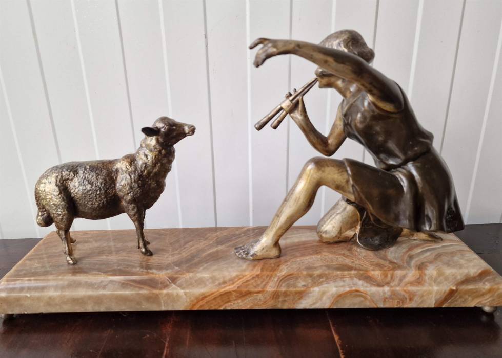 Figure "Girl and Sheep"