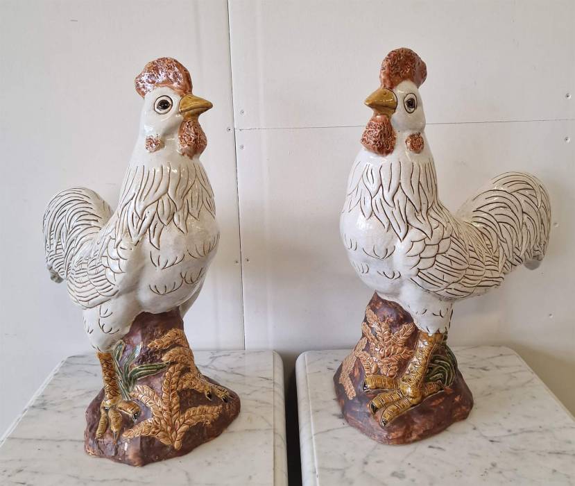 A pair of chickens