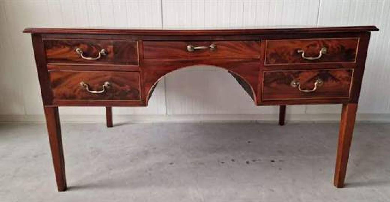 Restored antique two-sided desk