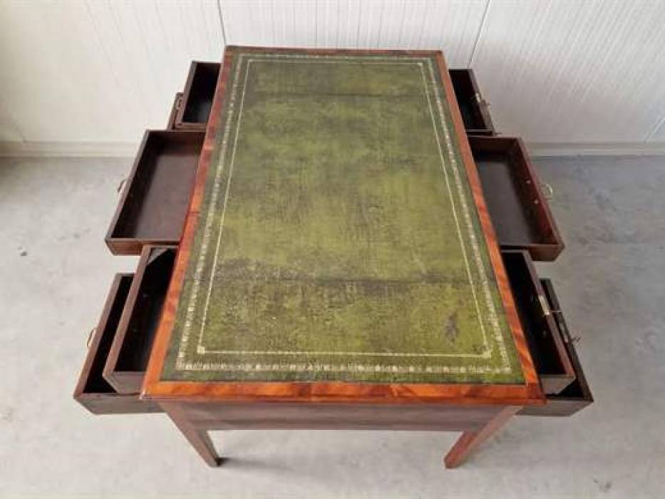 Restored antique two-sided desk