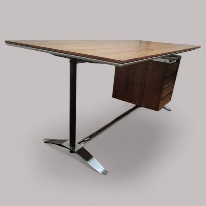 Modern Executive Desk by Alberto Rosselli and Gio Ponti for Arflex, 20th Century