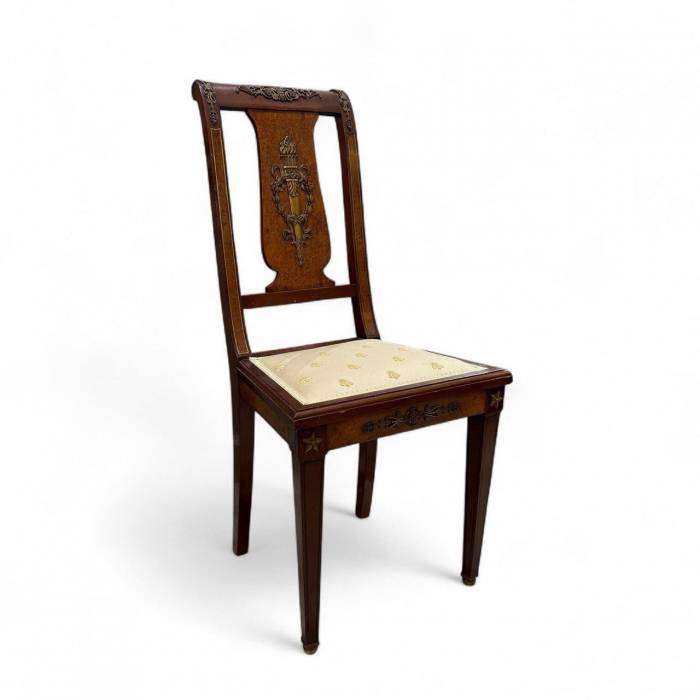 Pair of Empire Side Chairs, 19th Century