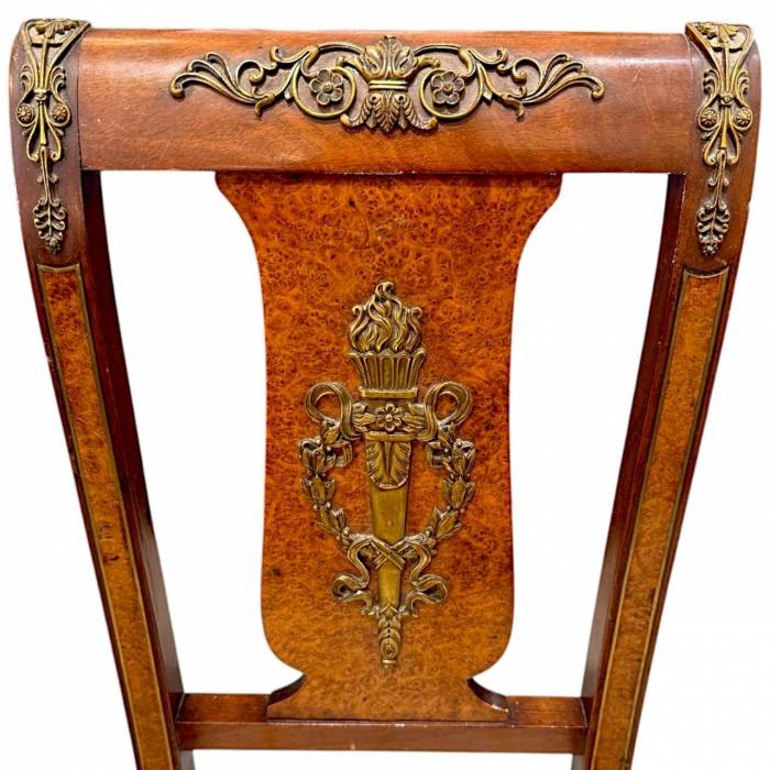 Pair of Empire Side Chairs, 19th Century