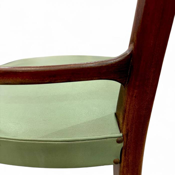 Dining Set with Glass-Top Table and Four Chairs by Vittorio Dassi