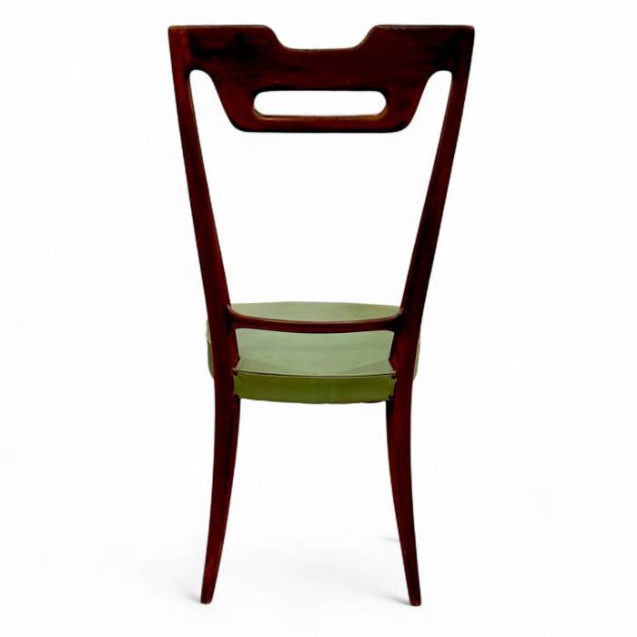 Dining Set with Glass-Top Table and Four Chairs by Vittorio Dassi